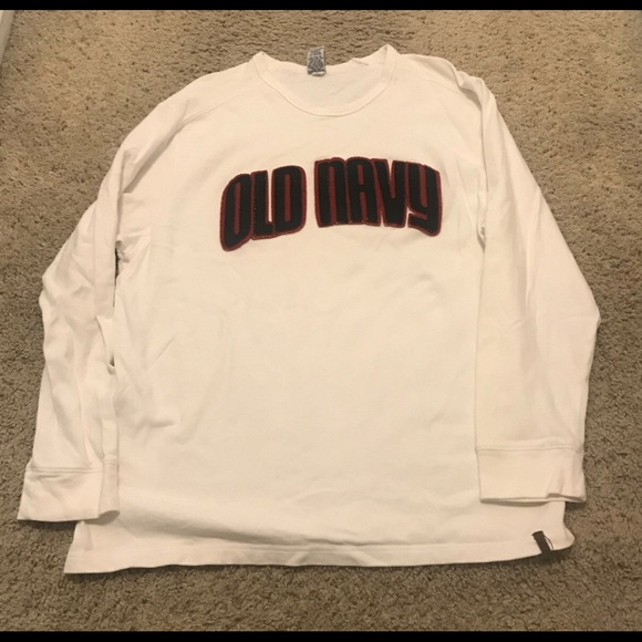 Vintage Old Navy white long long sleeve - Picture 1 of 4